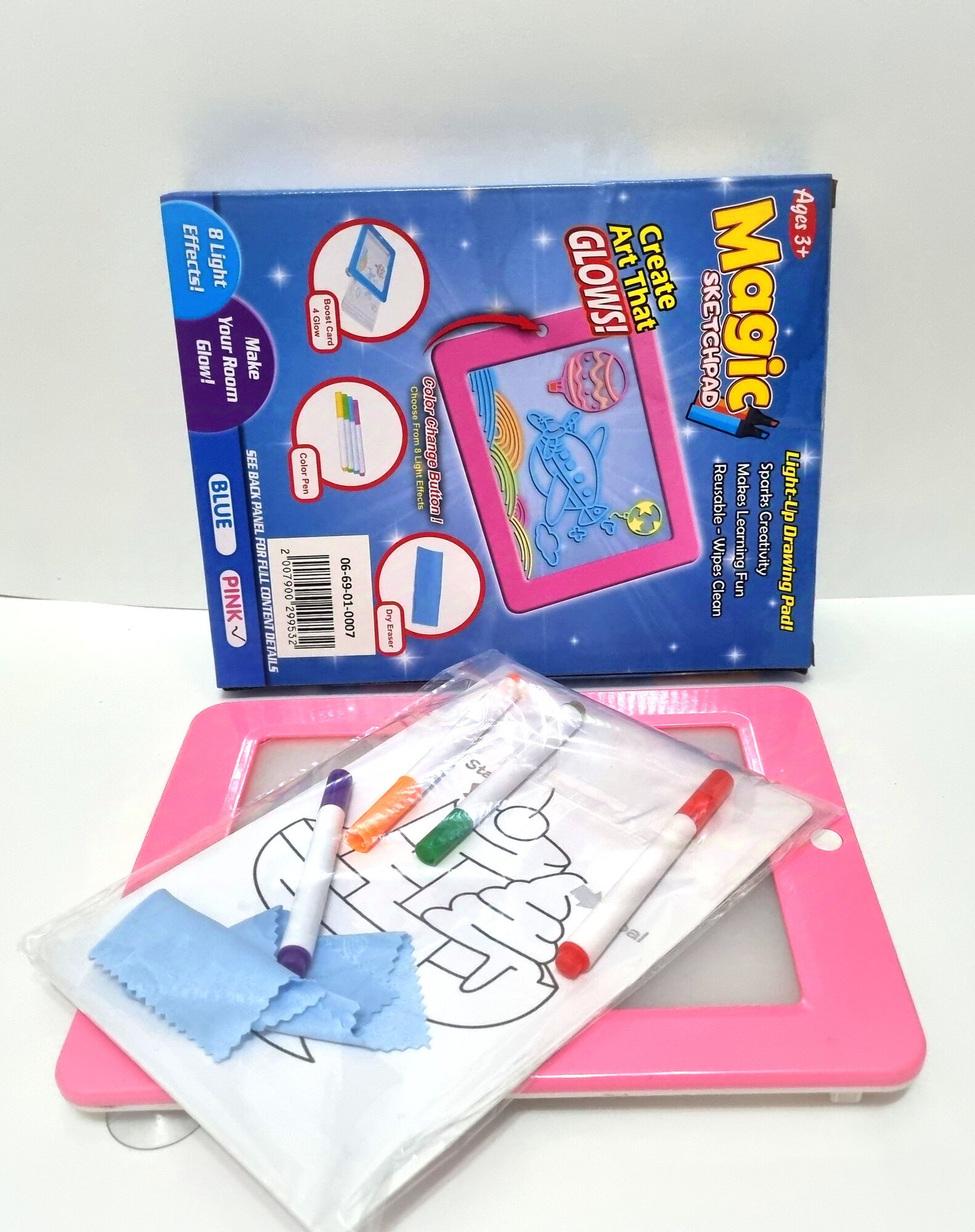 Детский планшет "Magic Scetchpad" с цветными ручками в комплекте — фото 1