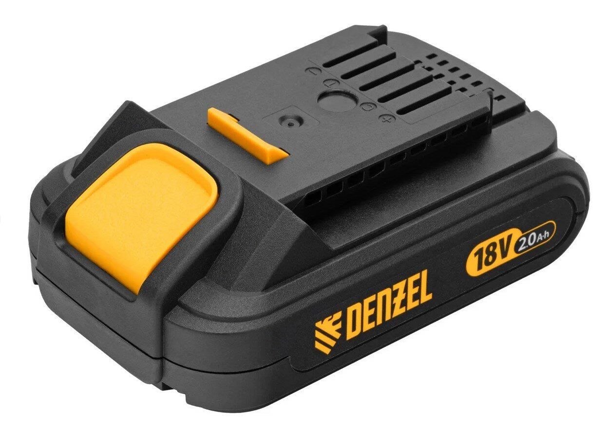 Аккумулятор Denzel "IB-18-2.0", Li-Ion 18В 2Ач, слайдер, без кейса