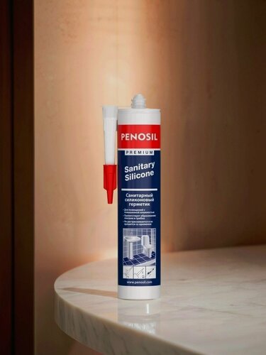 Изображение товара Герметик Penosil H4181, силиконовый, санитарный, 280мл, прозрачный