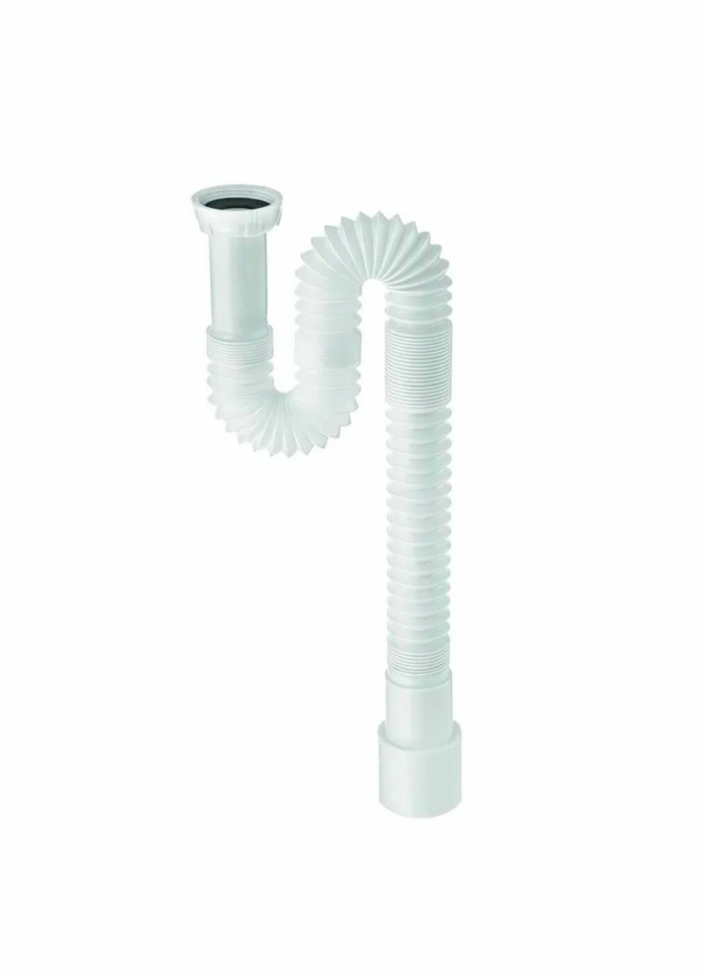 Гофрированный Сифон 1/4" х 40/50 мм, L800 мм — фото 1