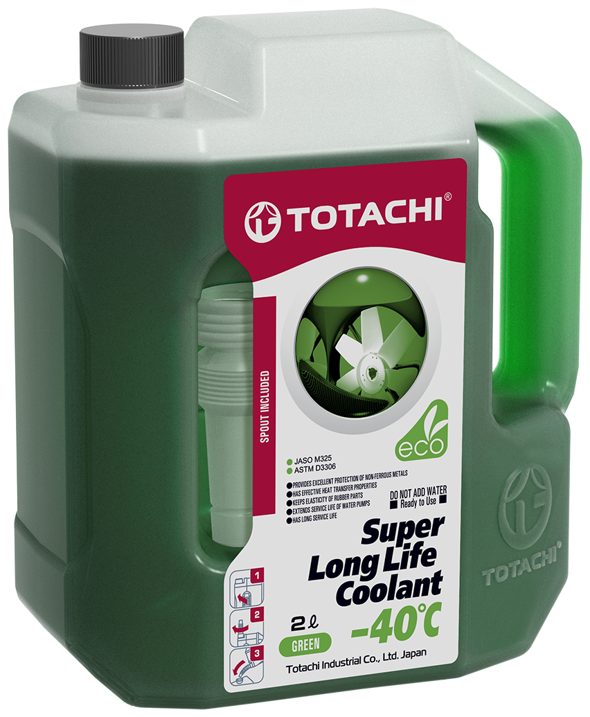 Антифриз Totachi Super Llc Green -40c 2л TOTACHI арт. 4589904520525