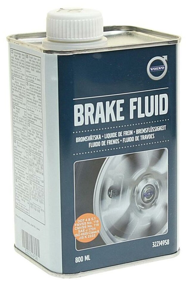 Тормозная жидкость Volvo DOT-4+ Brake Fluid (32214958)