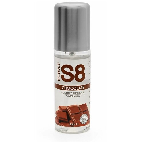 Смазка на водной основе S8 Flavored Lube со вкусом шоколада - 125 мл. смазка на водной основе со вкусом шоколада joydrops chocolate 100 мл
