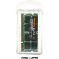 Оперативная память DDR2 QUMO для ноутбука 2GB 800MHz PC-6400 128Mx8 CL6 (QUM2S-2G800T6)