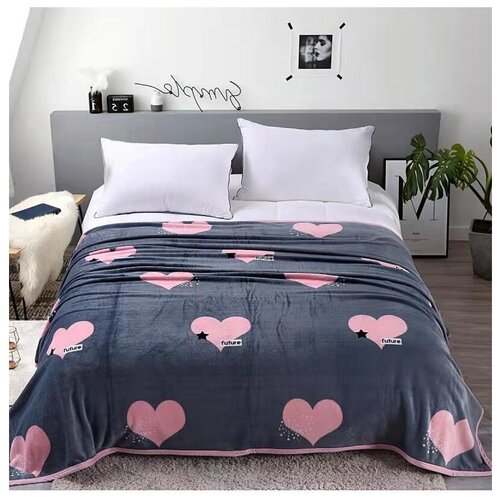 фото Плед tango lindo 150x200 см, черный/розовый