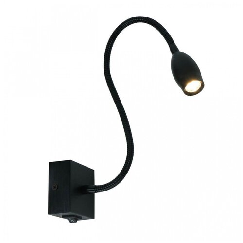 фото Бра светодиодное arte lamp scorcio a7003ap-1bc, 3 вт, цвет арматуры: черный, цвет плафона: черный