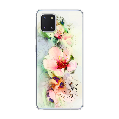 Силиконовый чехол на Samsung Galaxy Note 10 Lite / Самсунг Гэлакси Нот 10 Лайт Нежные цветы