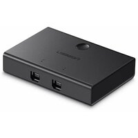 Разветвитель портов UGREEN Sharing Switch USB-B 2x1 USB 2.0 US158 30345 (Black)