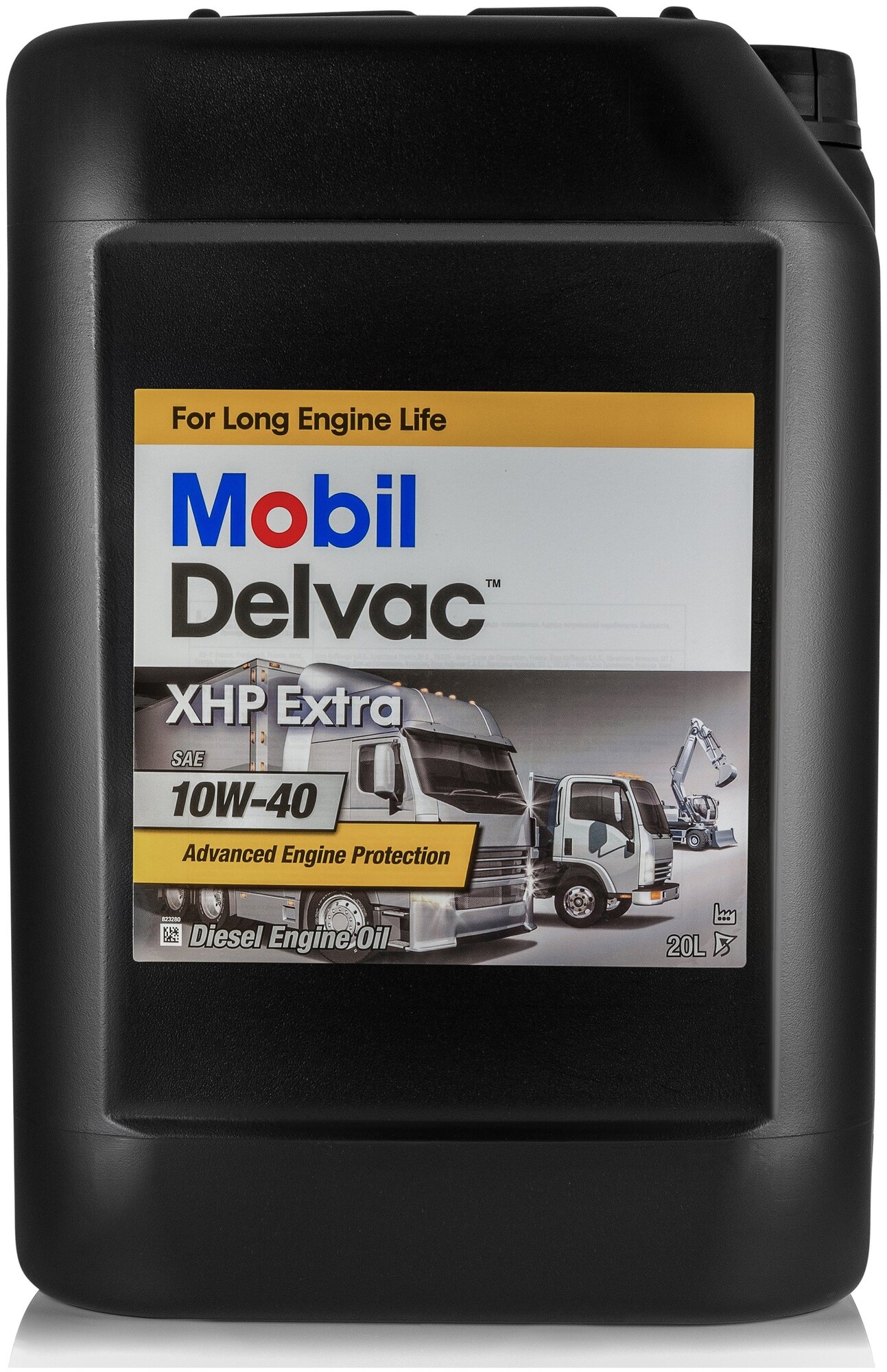 Полусинтетическое моторное масло MOBIL Delvac XHP Extra 10W-40