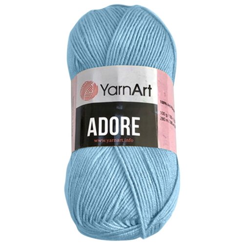 Пряжа YarnArt Adore, 7730460, 369 джинсовый, 100 г, 280 м, 5 шт