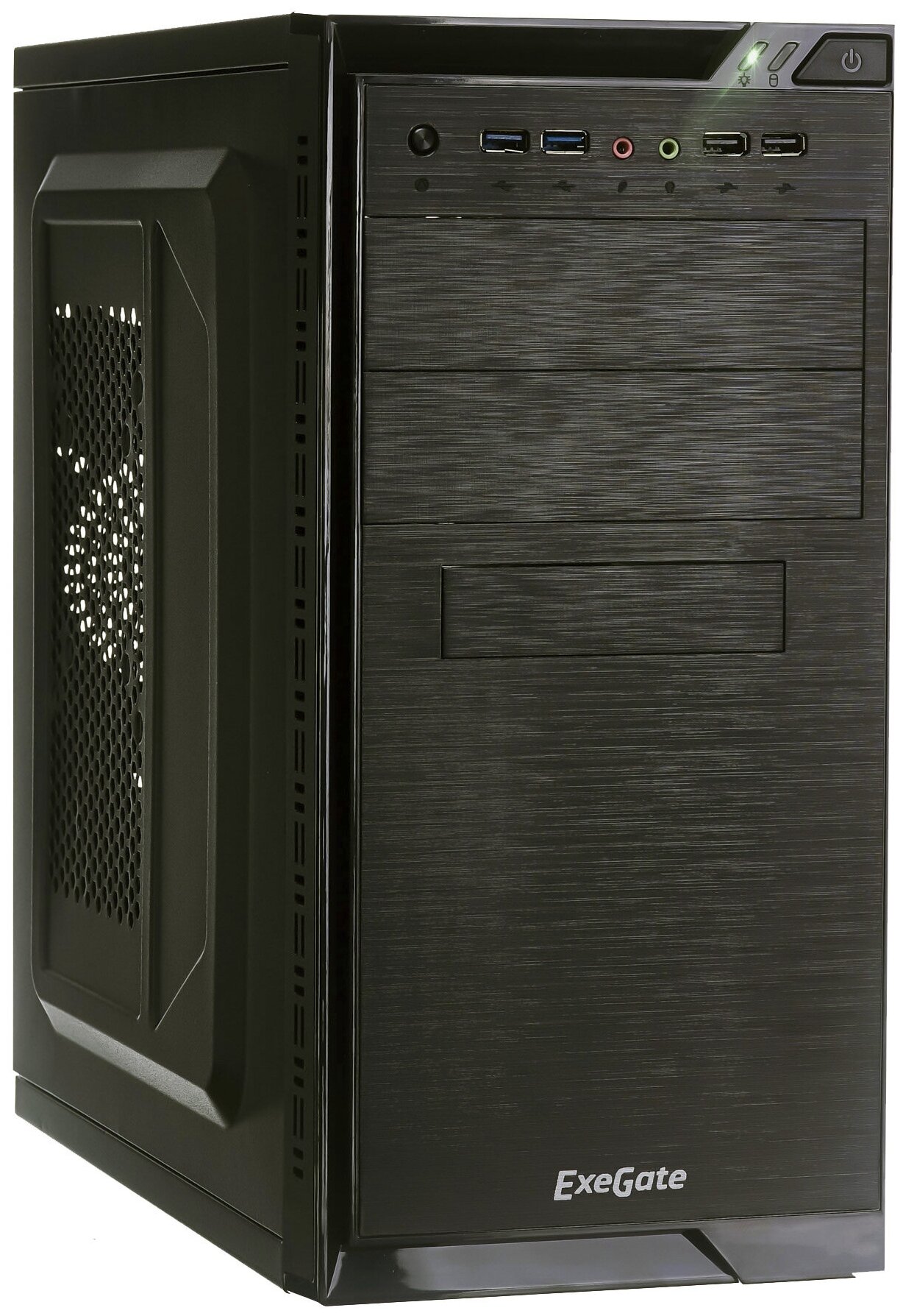 Miditower Exegate (qa-412u) Black MicroATX без БП (ex272749rus) .