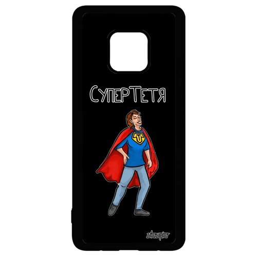 фото Чехол на телефон huawei mate 20 pro, "супертетя" супергерой смешной utaupia