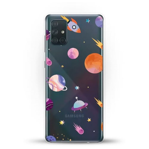 фото Силиконовый чехол узор из планет на samsung galaxy a71 andy & paul