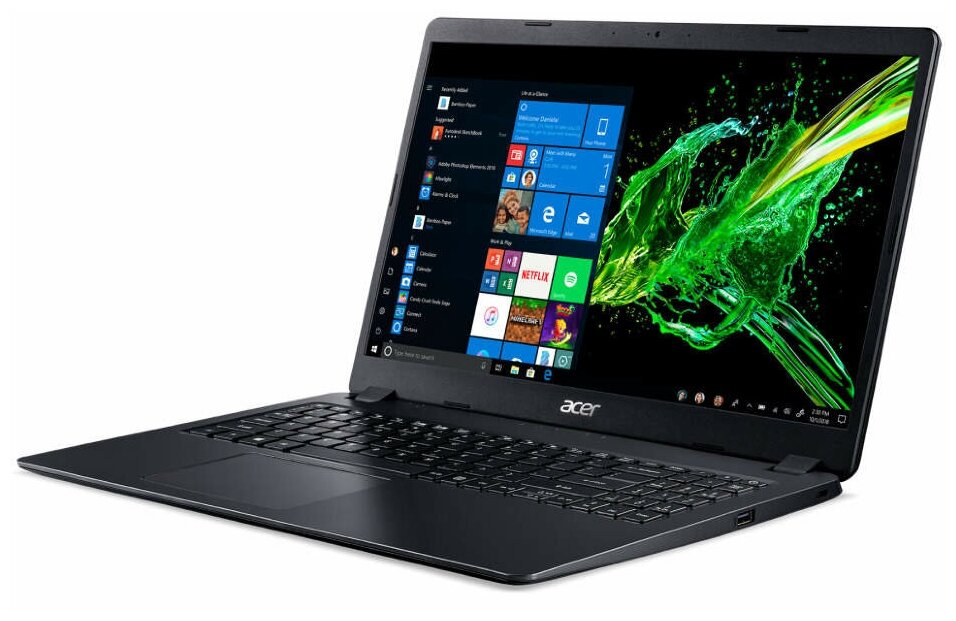 Ноутбук Acer Aspire 3 A315-56-501Q NX.HS5ER.00E (Intel Core i5-1035G1 1.0 GHz/4096Mb/128Gb SSD/Intel UHD Graphics/Wi-Fi/Bluetooth/Cam/15.6/1920x1080/Only boot up)