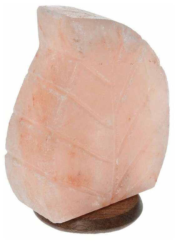 Соляная лампа из гималайской соли ZENET "Лист" 4 кг