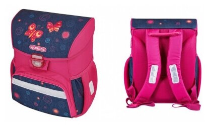 Ранец Herlitz, Loop Butterfly Dreams синий/розовый - фото №9