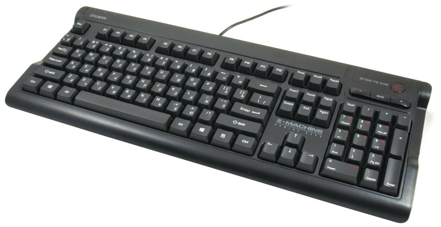 Клавиатура Zalman ZM-K600S Black USB+PS/2