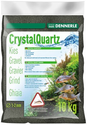 Грунт Dennerle Kristall-Quarzkies, 10.05 кг черный 10.05 кг