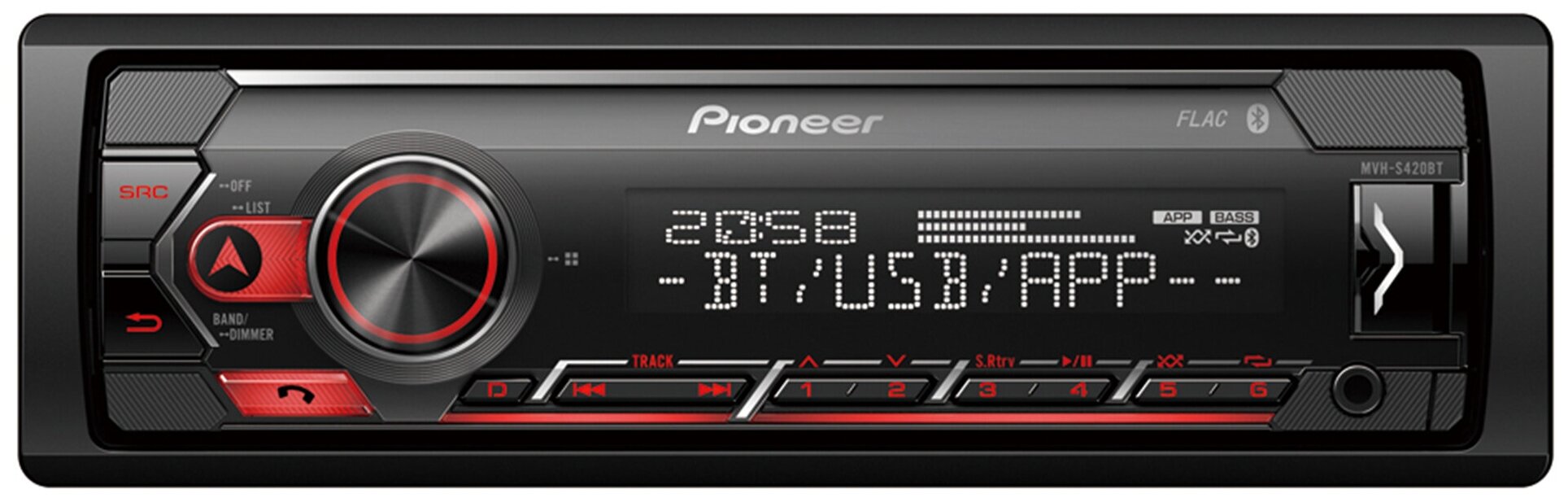 Автомагнитола Pioneer Mvh-s420bt автомагнитола [пи] .