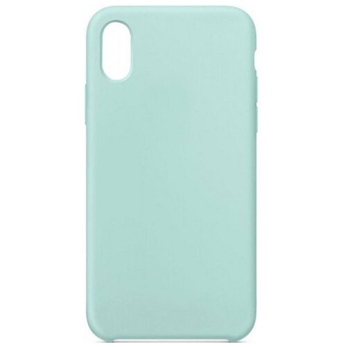 фото Силиконовый чехол silicone case для iphone xr, мятный grand price