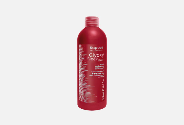 Бальзам разглаживающий с глиоксиловой кислотой Glyoxy Sleek Hair 500 мл