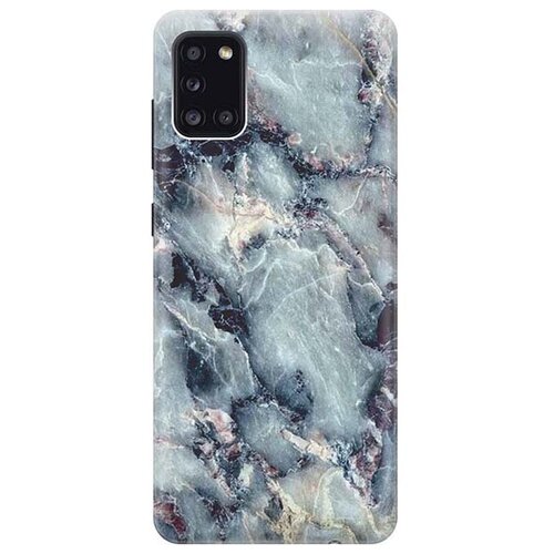 фото Чехол - накладка artcolor для samsung galaxy a31 с принтом "бледно-синий мрамор" re:pa