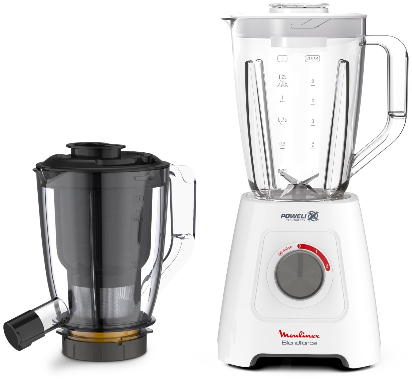 Стационарный блендер-соковыжималка Moulinex Blendforce 2 LM42Q110