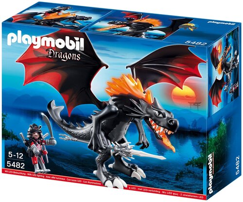 Набор с элементами конструктора Playmobil Dragons 5482 Гигантский боевой дракон, 15 дет.