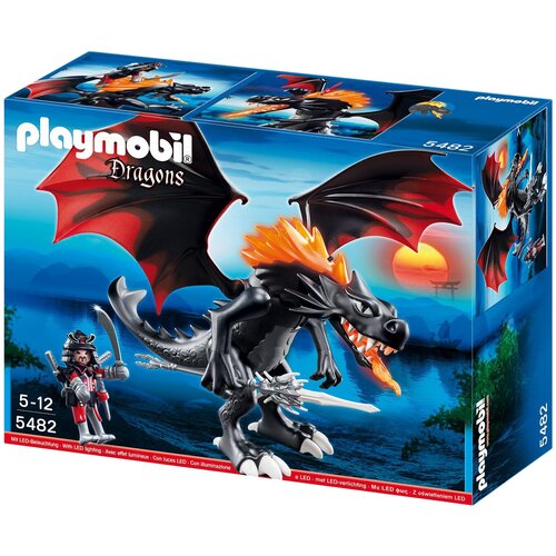 Набор с элементами конструктора Playmobil Dragons 5482 Гигантский боевой дракон, 15 дет. набор с элементами конструктора playmobil summer fun 9822 роскошная яхта