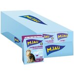 Корм для кошек Mjau 1 шт. Мясные кусочки в соусе - Говядина 0.37 кг - изображение