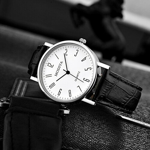 Наручные часы мужские, d-4 см, белый циферблат, мультиколор