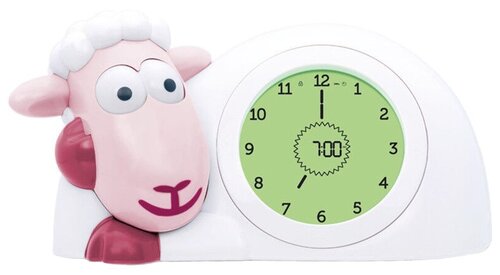Часы  настольные ZAZU Ягнёнок Сэм розовый 7 см 0.35 кг 14 см 20 см светлый 12 см
