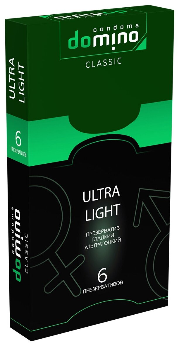 Супертонкие презервативы DOMINO Classic Ultra Light - 6 шт.