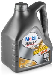 Синтетическое моторное масло MOBIL Super 3000 X1 5W-40, 4 л