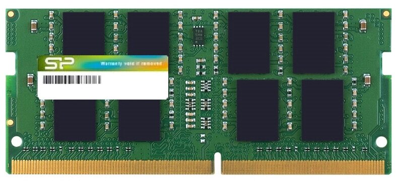 Модуль памяти SODIMM DDR4 8GB Silicon Power SP008GBSFU240B02 PC4-19200 2400MHz CL17 SODIMM 1Gx8 SR 1.2V