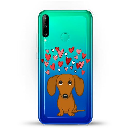 фото Силиконовый чехол любимая такса на huawei p40 lite e andy & paul