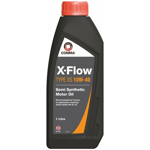 фото Полусинтетическое моторное масло comma x-flow type xs 10w-40, 1 л