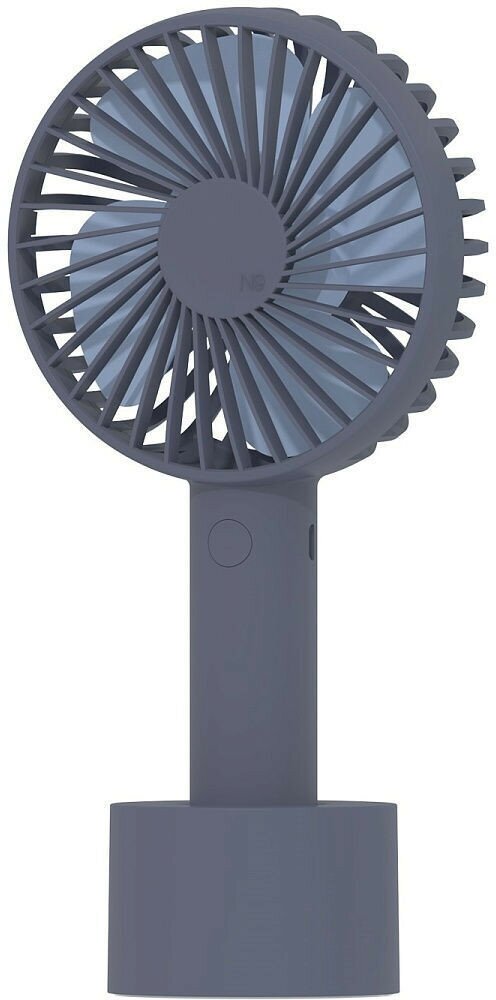 Вентилятор ручной SOLOVE Manual Fan 3 Speed TypeC 2000mAh чёрный/синий - фотография № 1