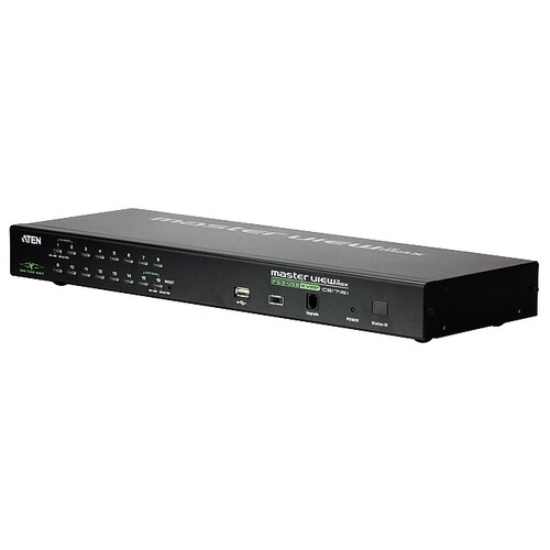 Переключатель KVM Aten электронный 1-Local/Remote Share Access 16-Port PS/2-USB VGA KVM over IP Switch