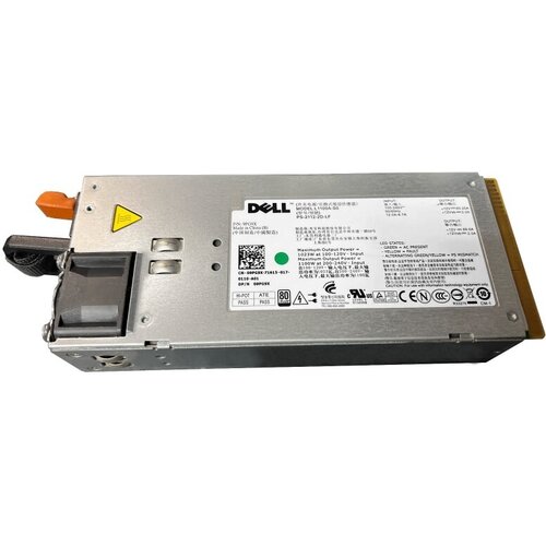 блок питания dell 450 aebl 1100w серебристый Резервный Блок Питания Dell 09PG9X 1100W