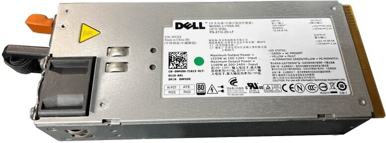 Резервный Блок Питания Dell 09PG9X 1100W