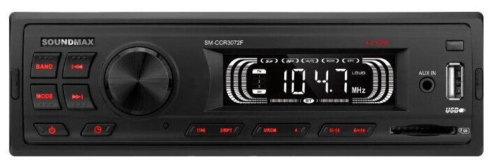 Автомобильный CD-ресивер Soundmax SM-CCR3072F