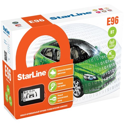 Автосигнализация StarLine E96 BT 2CAN+2LIN GSM GPS