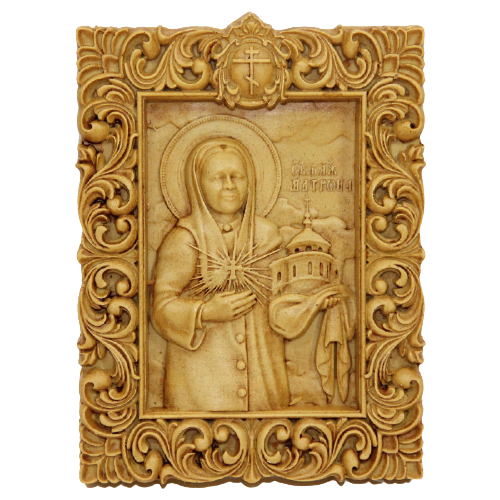 Икона Матрона Московская, 12х19 см, вес: 521 г