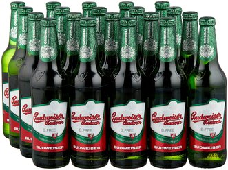 Пиво светлое безалкогольное Budweiser Budvar B:Free 0,5 л 20 шт 20 шт.