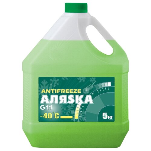 Антифриз Аляsка Antifreeze -40°C G11 Зеленый 10 кг