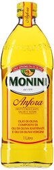 Monini масло оливковое рафинированное Anfora, стеклянная бутылка, 1 л