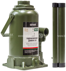 Домкрат бутылочный гидравлический БелАК ЭКО БАК.70021 (20 т) темно-зеленый