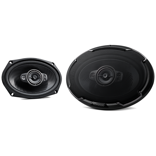 Автоакустика широкополосная Kenwood 650Вт 88дБ 4Ом 15x23см (6x9дюйм) (ком.:2кол.) коаксиальные пятиполосные