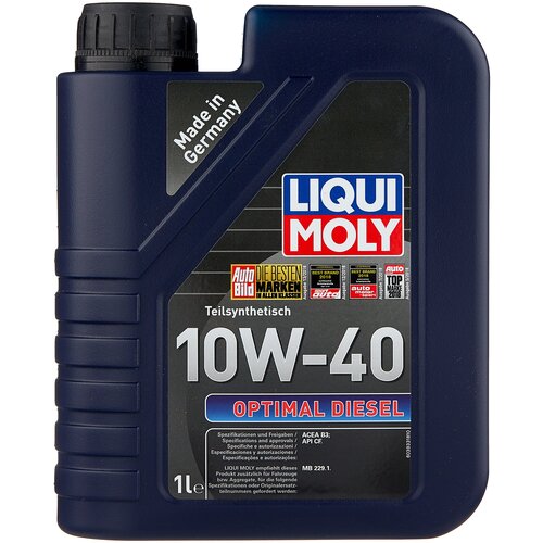 Полусинтетическое моторное масло LIQUI MOLY Optimal Diesel 10W-40, 4 л